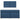 Pat box spring cu saltea, albastru, 140x200 cm, textil
