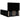 Pat box spring cu saltea, negru, 160x200 cm, textil