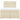 Pat box spring cu saltea, crem, 160x200 cm, material textil