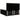 Pat box spring cu saltea, negru, 200x200 cm, textil