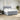 Pat box spring cu saltea, gri deschis, 200x200 cm, textil