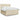 Pat box spring cu saltea, crem, 200x200 cm, textil