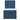 Pat box spring cu saltea, albastru, 90x200 cm, textil