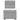 Pat box spring cu saltea, gri deschis, 90x200 cm, textil
