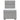Pat box spring cu saltea, gri deschis, 100x200 cm, textil