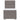 Pat box spring cu saltea, gri taupe, 100x200 cm, textil
