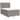 Pat box spring cu saltea, gri taupe, 140x200 cm, textil