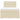 Pat box spring cu saltea, crem, 140x200 cm, textil