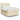 Pat box spring cu saltea, crem, 160x200 cm, material textil