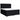 Pat box spring cu saltea, negru, 180x200 cm, catifea