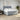 Pat box spring cu saltea, gri deschis, 200x200 cm, textil