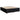 Pat box spring cu saltea, negru, 200x200 cm, textil