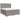 Pat box spring cu saltea, gri taupe, 200x200 cm, textil