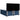 Pat box spring cu saltea, albastru, 200x200 cm, textil