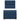 Pat box spring cu saltea, albastru, 90x190 cm, textil