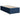 Pat box spring cu saltea, albastru, 90x190 cm, textil