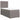 Pat box spring cu saltea, gri taupe, 90x200 cm, textil