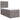 Pat box spring cu saltea, gri taupe, 90x200 cm, textil