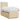 Pat box spring cu saltea, crem, 90x200 cm, textil