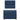 Pat box spring cu saltea, albastru, 100x200 cm, textil