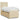 Pat box spring cu saltea, crem, 100x200 cm, textil