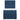 Pat box spring cu saltea, albastru, 100x200 cm, textil