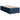 Pat box spring cu saltea, albastru, 100x200 cm, textil