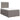 Pat box spring cu saltea, taupe, 120x190 cm material textil