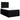 Pat box spring cu saltea, negru, 120x200 cm, textil