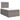 Pat box spring cu saltea, gri taupe, 120x200 cm, textil