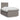 Pat box spring cu saltea, gri taupe, 120x200 cm, textil