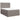 Pat box spring cu saltea, gri taupe, 140x200 cm, textil