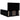 Pat box spring cu saltea, negru, 140x200 cm, textil