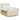 Pat continental cu saltea, crem, 140x200 cm, material textil