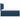 Pat box spring cu saltea, albastru, 180x200 cm, material textil