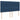 Pat box spring cu saltea, albastru, 180x200 cm, material textil