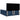 Pat box spring cu saltea, albastru, 180x200 cm, material textil