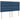 Pat box spring cu saltea, albastru, 180x200 cm, material textil