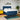 Pat box spring cu saltea, albastru, 200x200 cm, textil