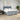 Pat box spring cu saltea, gri deschis, 200x200 cm, textil
