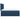 Pat box spring cu saltea, albastru, 200x200 cm, textil