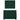 Pat box spring cu saltea, verde închis, 90x190 cm, catifea
