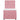 Pat box spring cu saltea, roz, 90x190 cm, catifea