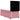 Pat box spring cu saltea, roz, 90x190 cm, catifea