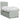 Pat box spring cu saltea, gri deschis, 100x200 cm, catifea