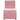 Pat box spring cu saltea, roz, 100x200 cm, catifea