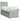 Pat box spring cu saltea, gri deschis, 100x200 cm, catifea