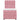 Pat box spring cu saltea, roz, 100x200 cm, catifea