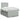 Pat box spring cu saltea, gri deschis, 120x190 cm, catifea