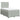 Pat continental cu saltea, gri deschis, 120x200 cm, catifea